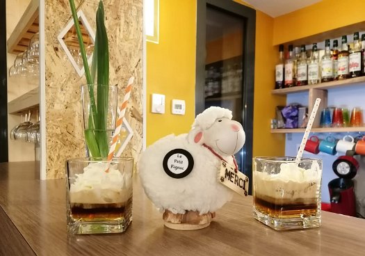 mouton sur le comptoir